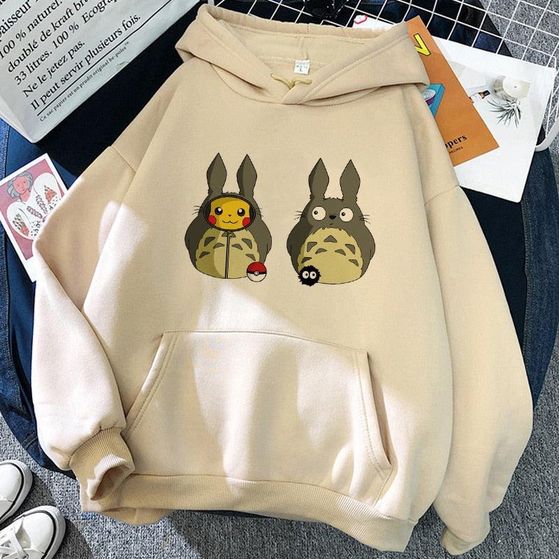 Anime Funny Cartoon Hoodie Women Spirited Away-Maas