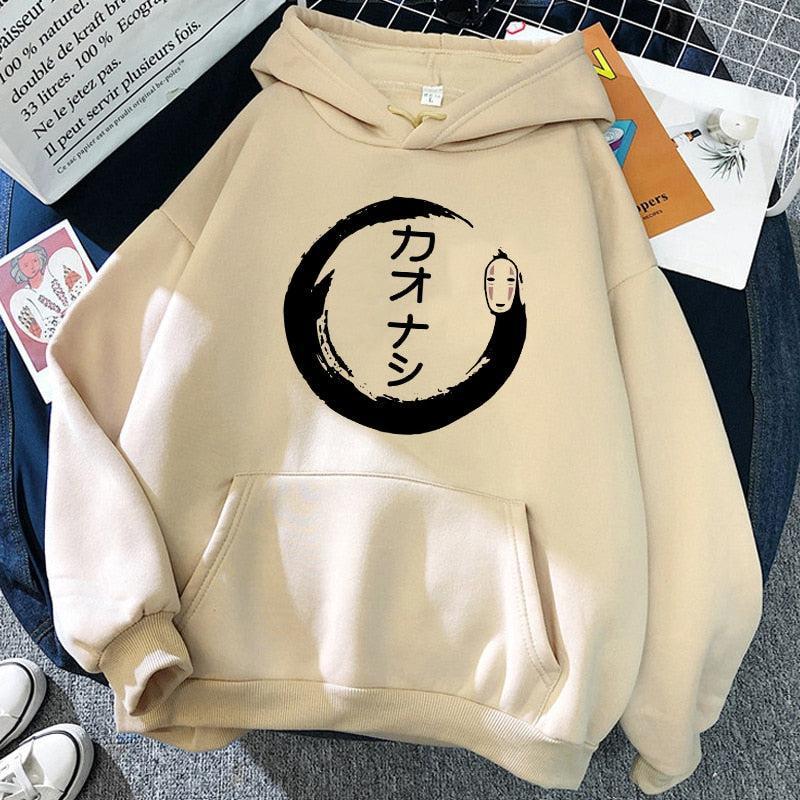 Anime Funny Cartoon Hoodie Women Spirited Away-Maas