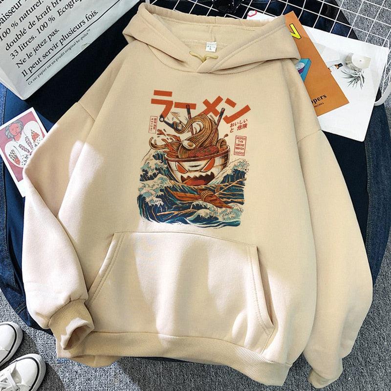 Anime Funny Cartoon Hoodie Women Spirited Away-Maas