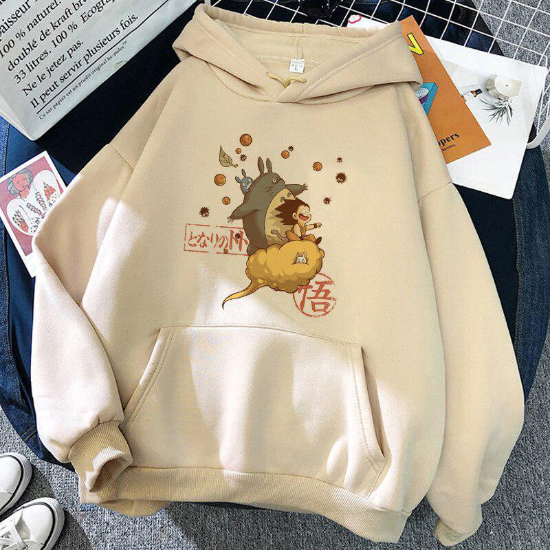 Anime Funny Cartoon Hoodie Women Spirited Away-Maas