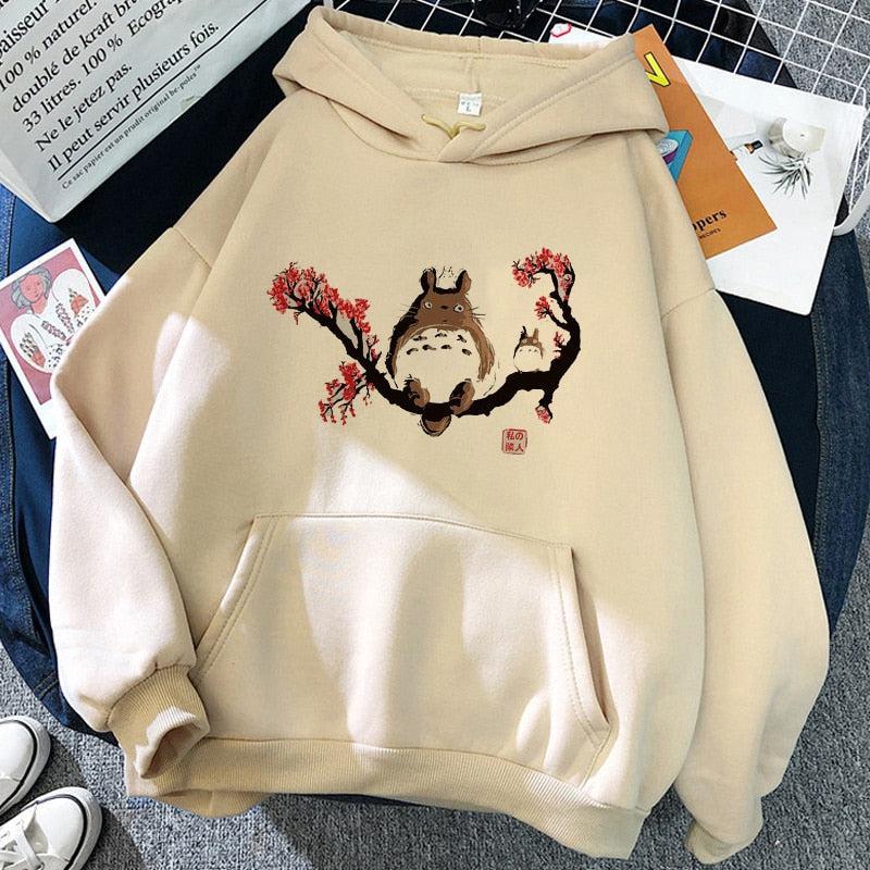 Anime Funny Cartoon Hoodie Women Spirited Away-Maas