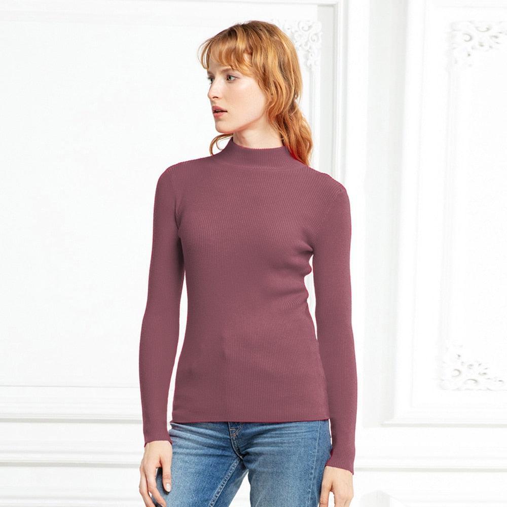 Autumn Winter Top Pullovers Sweaters Long Sleeve-Maas