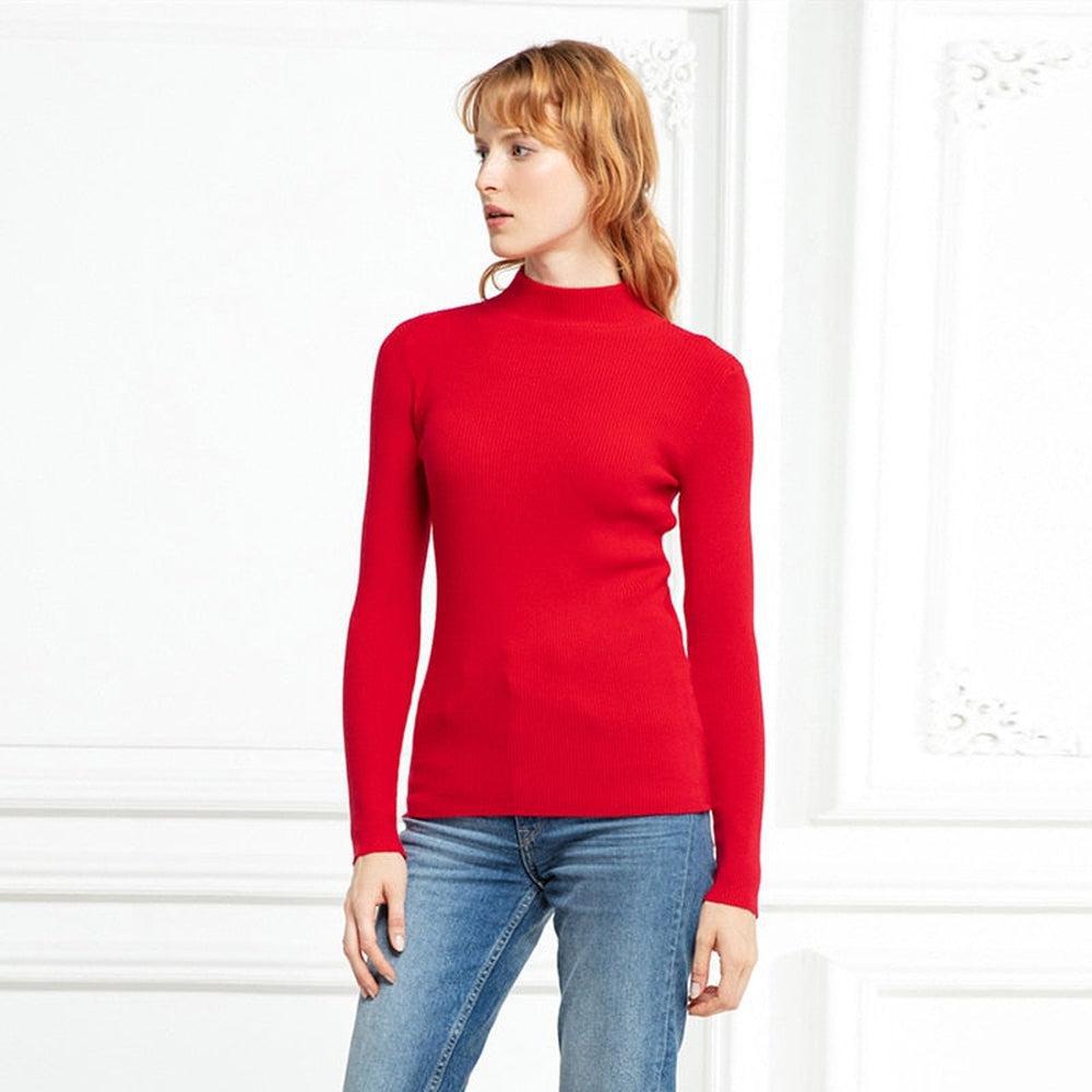 Autumn Winter Top Pullovers Sweaters Long Sleeve-Maas