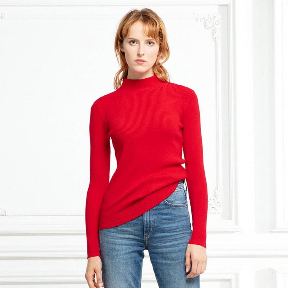 Autumn Winter Top Pullovers Sweaters Long Sleeve-Maas