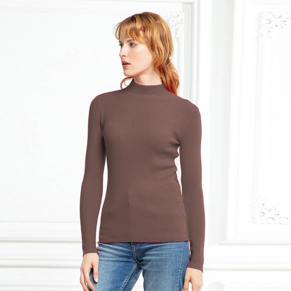 Autumn Winter Top Pullovers Sweaters Long Sleeve-Maas