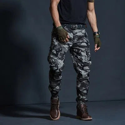 Casual Pants Men's Military Tactical Joggers Cargo Multi-Pocket-Maas