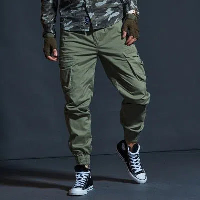 Casual Pants Men's Military Tactical Joggers Cargo Multi-Pocket-Maas