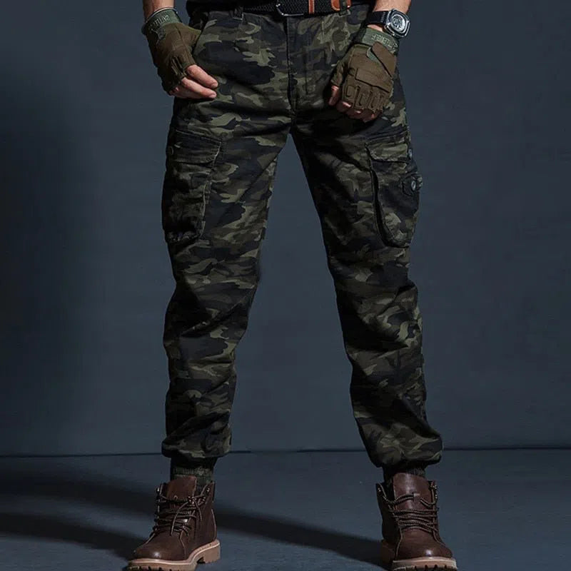 Casual Pants Men's Military Tactical Joggers Cargo Multi-Pocket-Maas