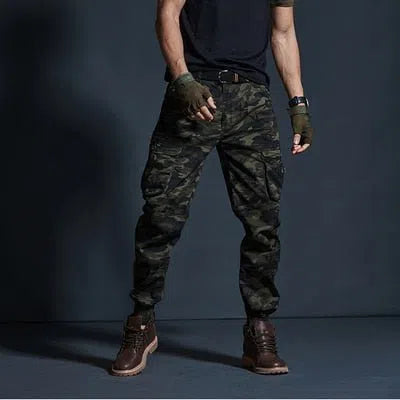 Casual Pants Men's Military Tactical Joggers Cargo Multi-Pocket-Maas