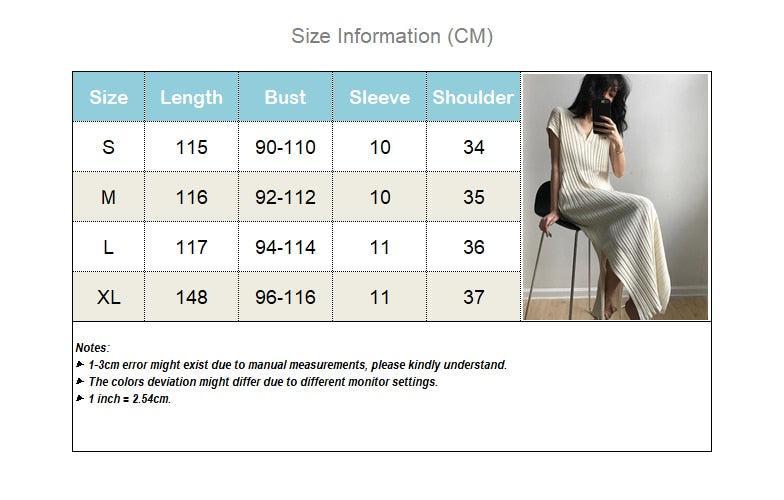 Cheongsam Style Loose Knitting Dress-Maas