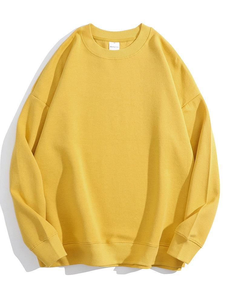 Cotton Oversized Sweatshirt Women Loose Streetwear Pullover-Maas