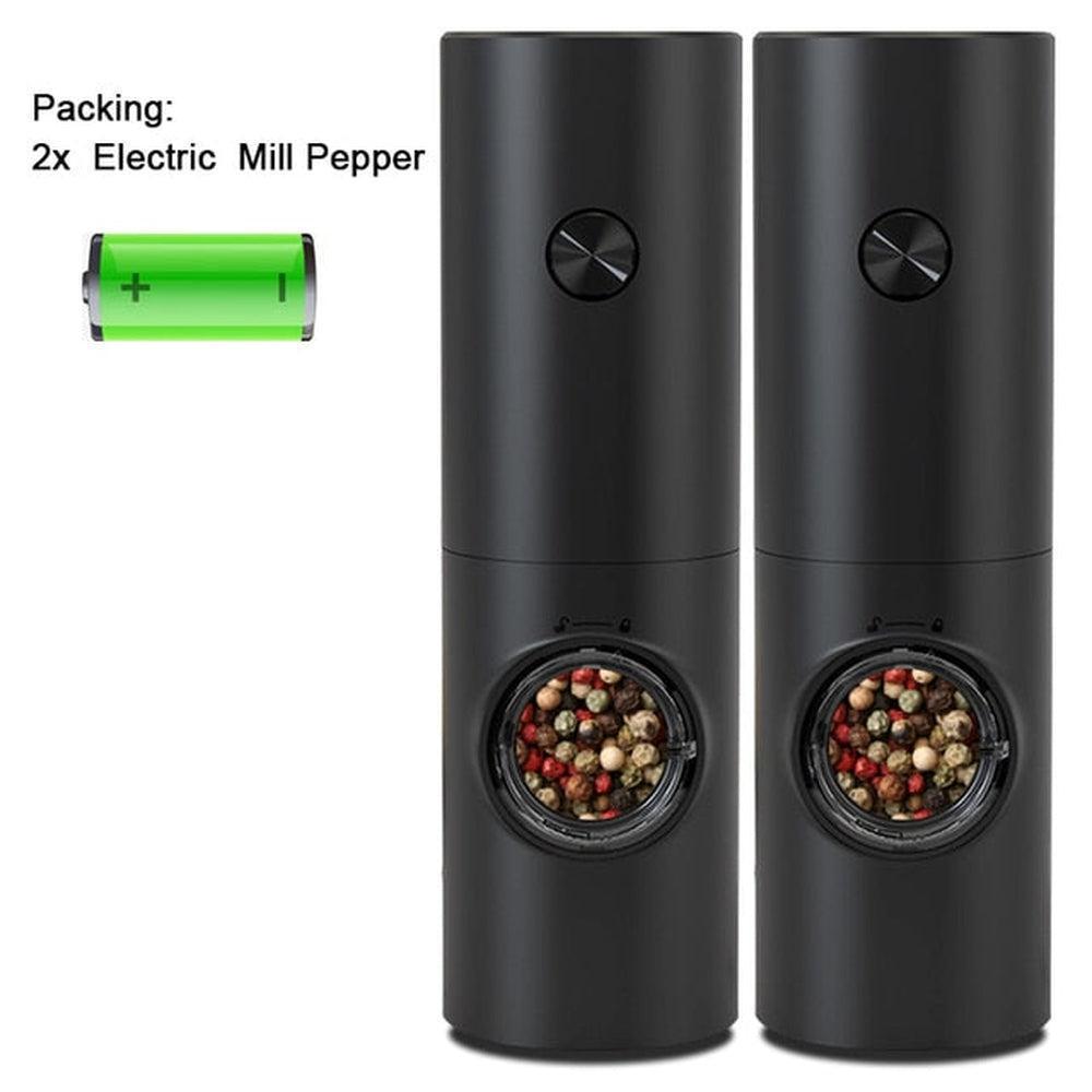 Electric Pepper And Salt Grinder With LED Light-Maas