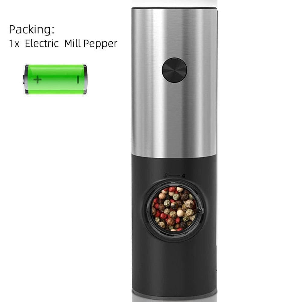 Electric Pepper And Salt Grinder With LED Light-Maas