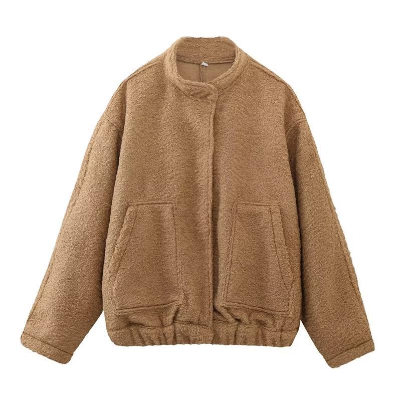 Jacket Women's Spring New Coat Fashion Loose Long-Sleeved Chic-Maas