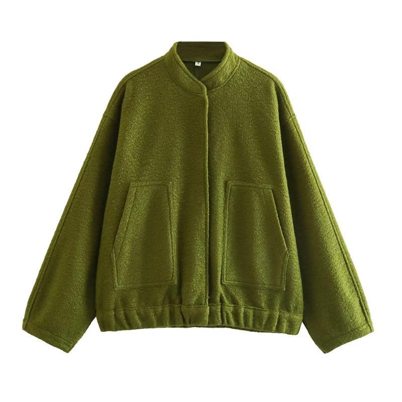 Jacket Women's Spring New Coat Fashion Loose Long-Sleeved Chic-Maas