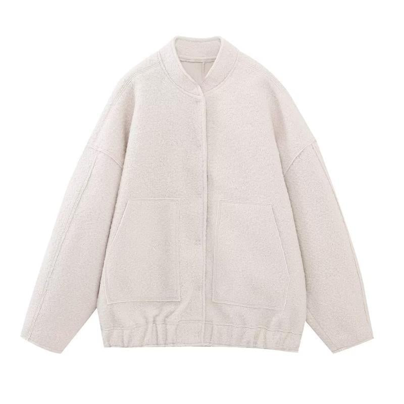 Jacket Women's Spring New Coat Fashion Loose Long-Sleeved Chic-Maas