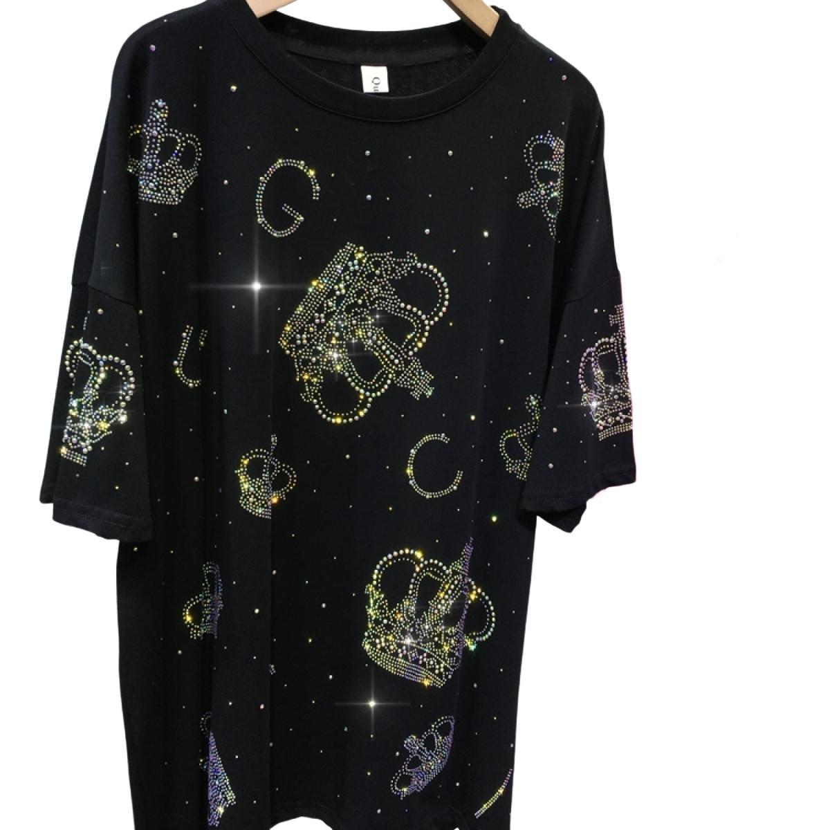 Luxury Large Size Tunic Top Tee-Maas