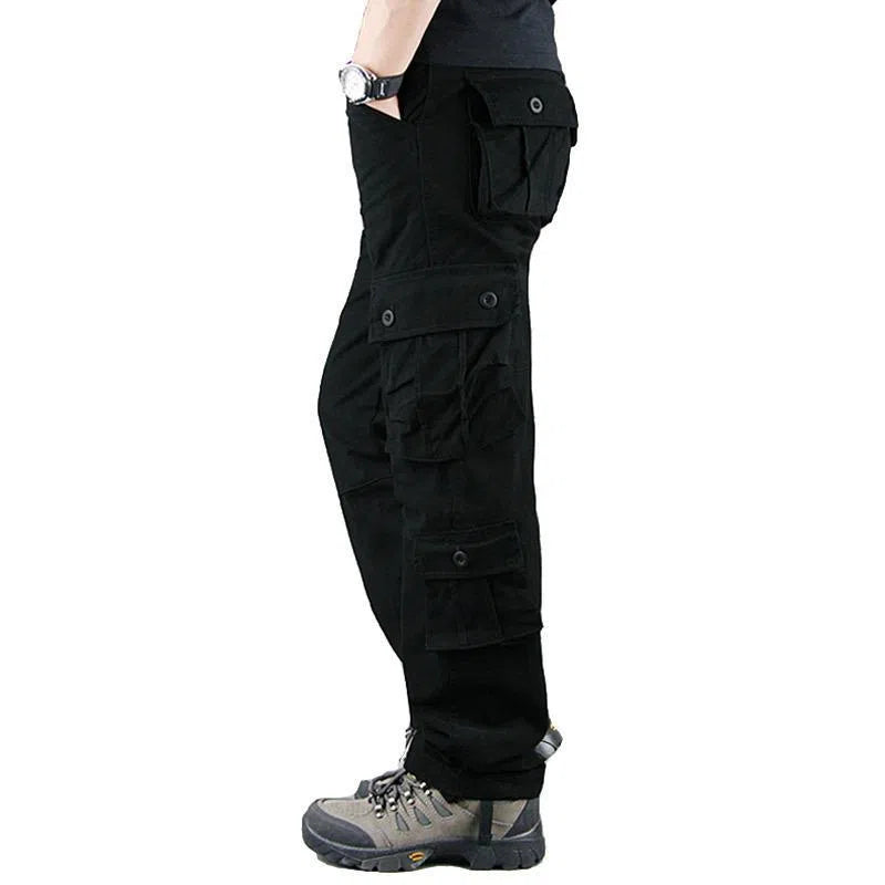 Men's Cargo Pants Military Pants Casual Cotton Tactical Pants-Maas