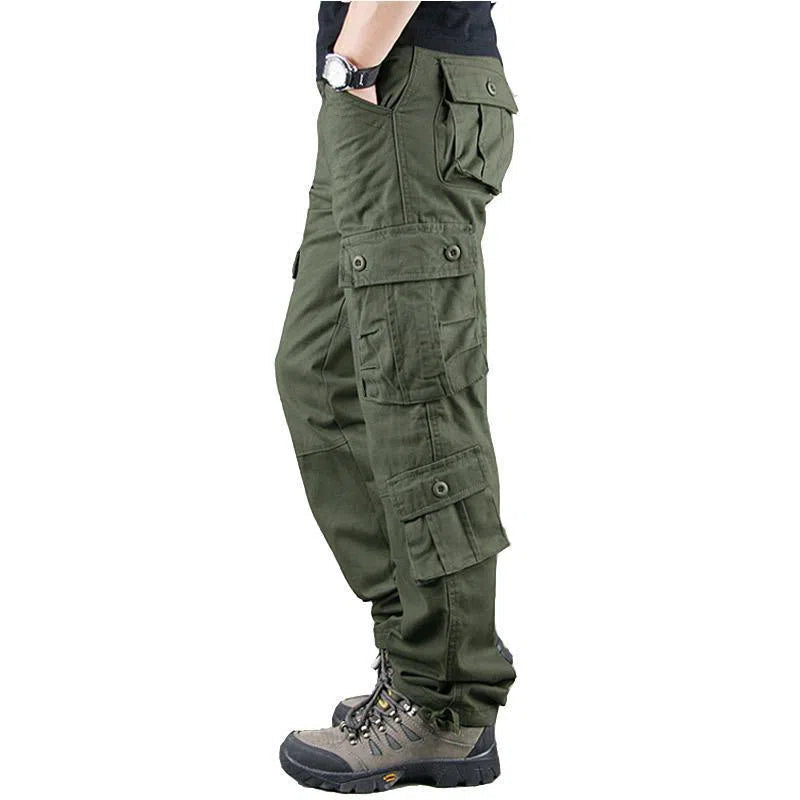 Men's Cargo Pants Military Pants Casual Cotton Tactical Pants-Maas