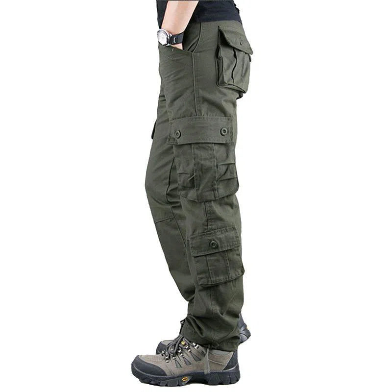 Men's Cargo Pants Military Pants Casual Cotton Tactical Pants-Maas