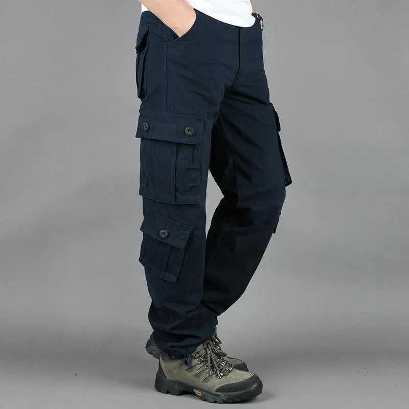 Men's Cargo Pants Military Pants Casual Cotton Tactical Pants-Maas