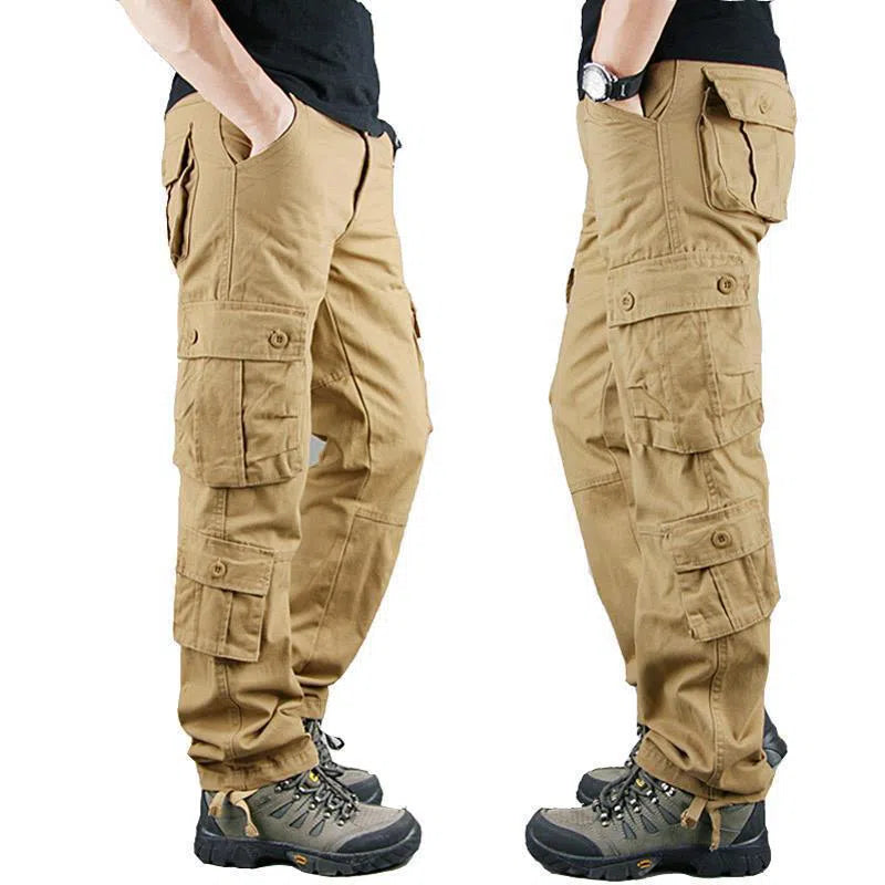 Men's Cargo Pants Military Pants Casual Cotton Tactical Pants-Maas