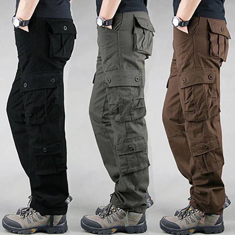 Men's Cargo Pants Military Pants Casual Cotton Tactical Pants-Maas