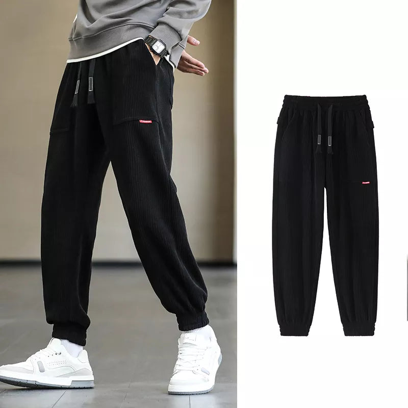 Men's Corduroy Sweatpants Baggy Joggers-Maas