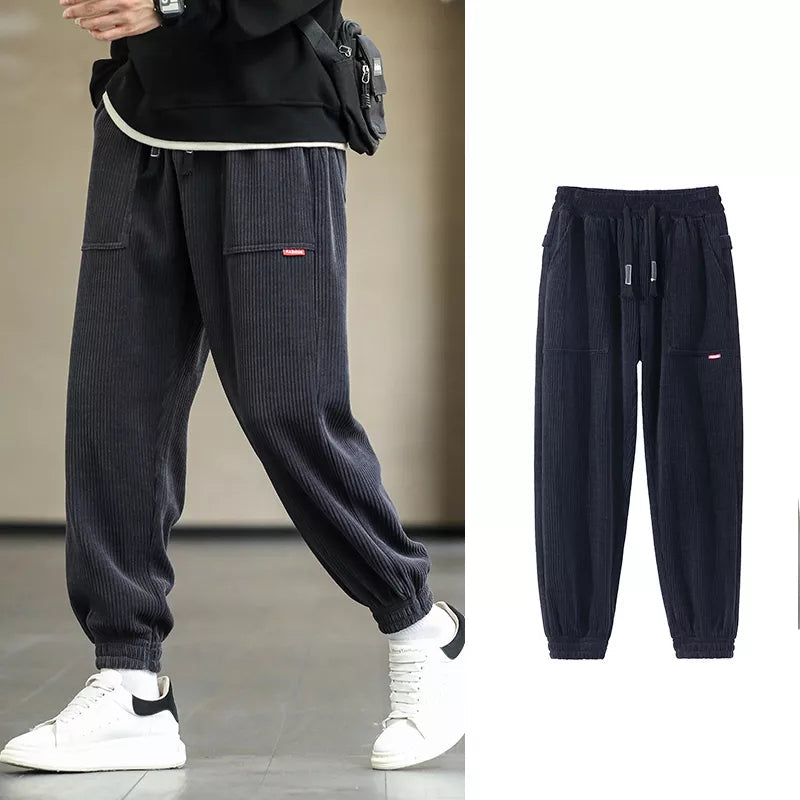 Men's Corduroy Sweatpants Baggy Joggers-Maas