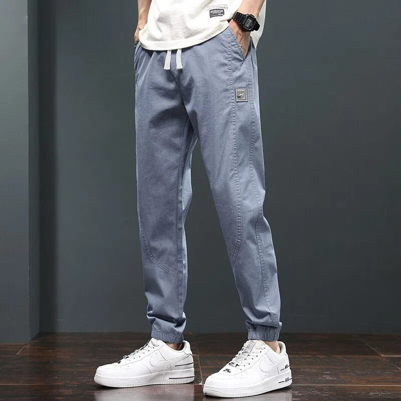 Men's Cotton Casual Pants Jogger Sweatpants Trousers-Maas