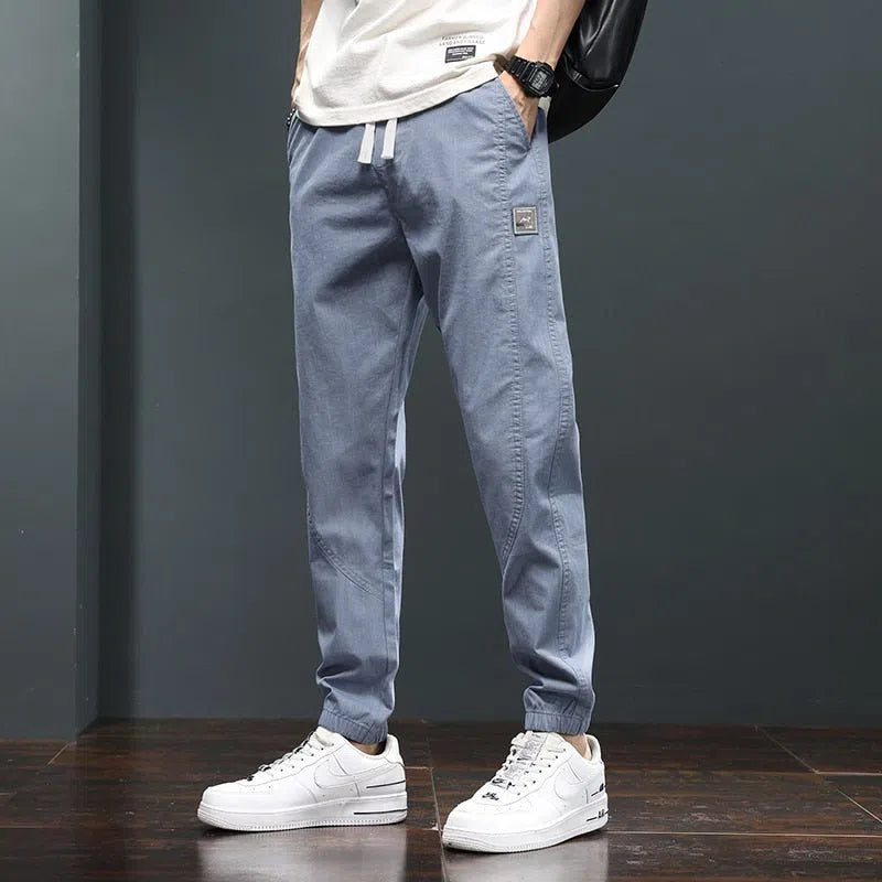 Men's Cotton Casual Pants Jogger Sweatpants Trousers-Maas