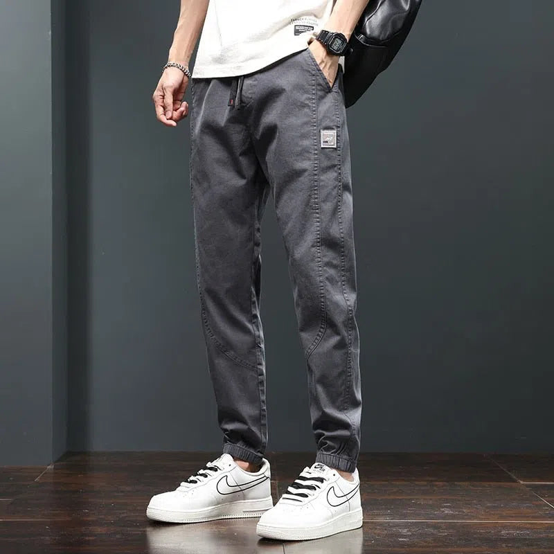 Men's Cotton Casual Pants Jogger Sweatpants Trousers-Maas