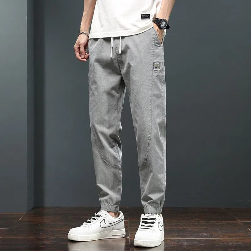 Men's Cotton Casual Pants Jogger Sweatpants Trousers-Maas