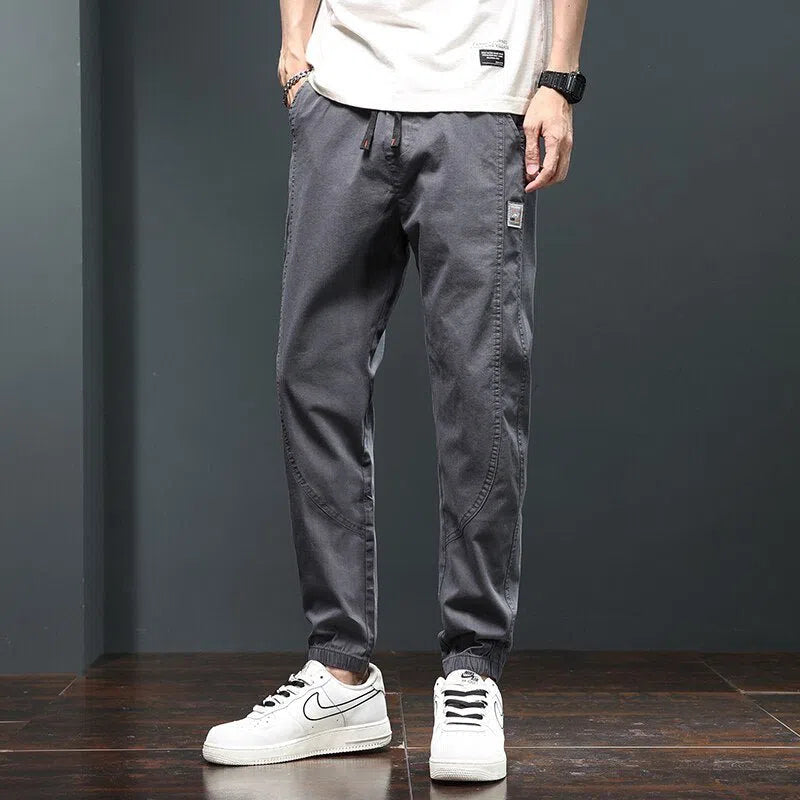 Men's Cotton Casual Pants Jogger Sweatpants Trousers-Maas