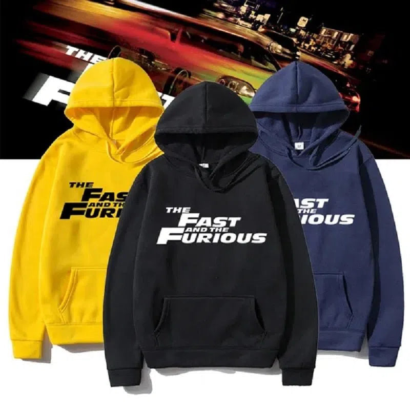 Men's Hoodie Casual Long Sleeves the Fast and Furious Printed-Maas