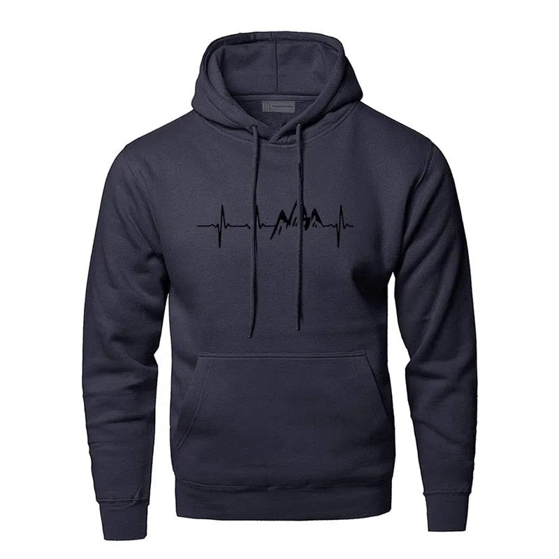 Men's Hoodie Fleece Sweatshirt Casual Pullovers-Maas