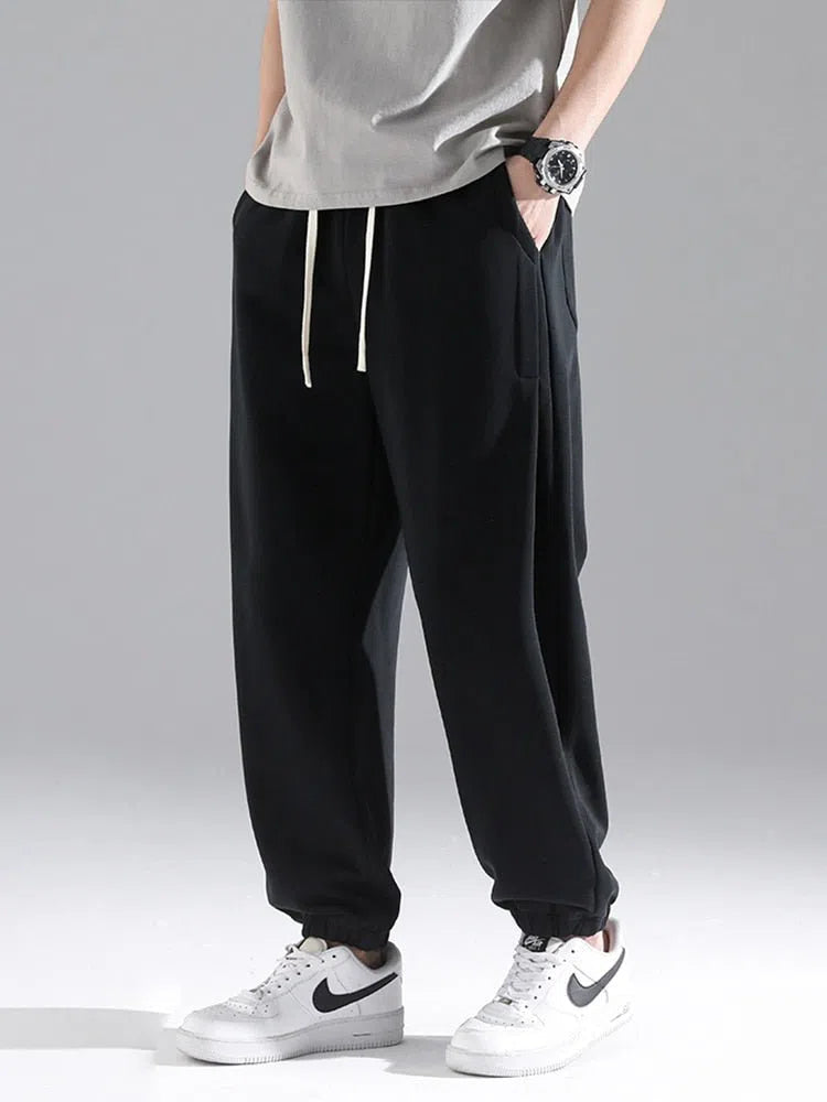 Men's Jogger Sweatpants Casual Trousers Loose Pant-Maas