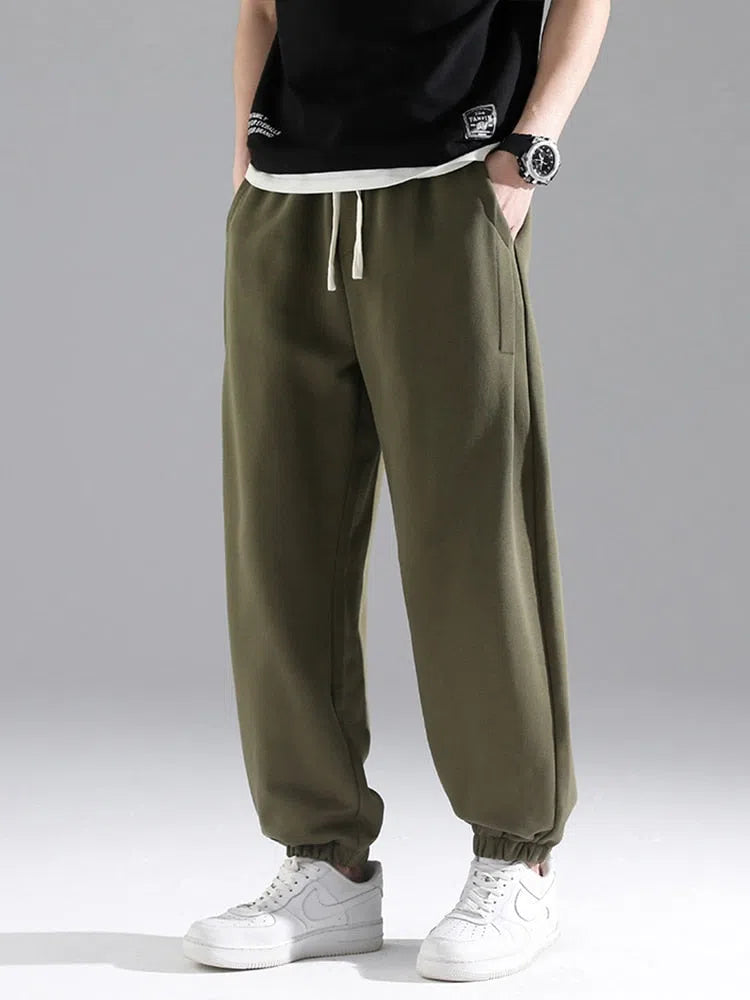 Men's Jogger Sweatpants Casual Trousers Loose Pant-Maas