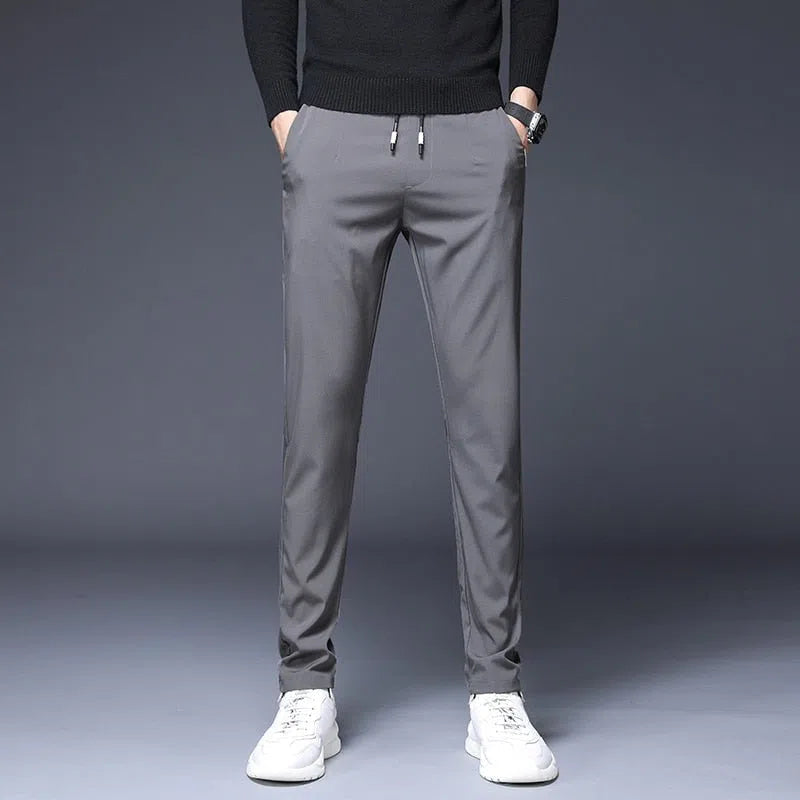 Men's Jogging Sweatpants Elastic Casual Trousers-Maas