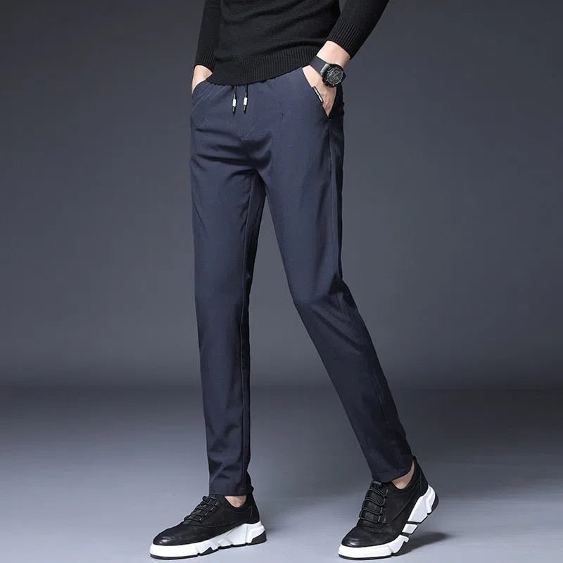 Men's Jogging Sweatpants Elastic Casual Trousers-Maas