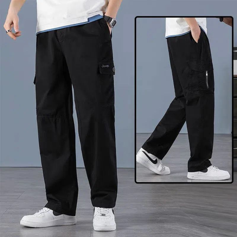 Men's Military Cargo Pants Multi Pockets Trousers-Maas