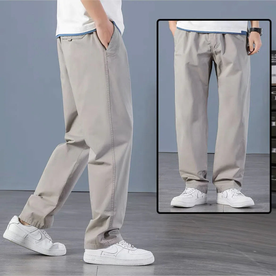 Men's Military Cargo Pants Multi Pockets Trousers-Maas