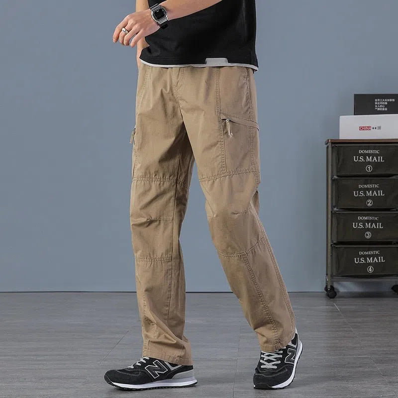 Men's Military Cargo Pants Multi Pockets Trousers-Maas