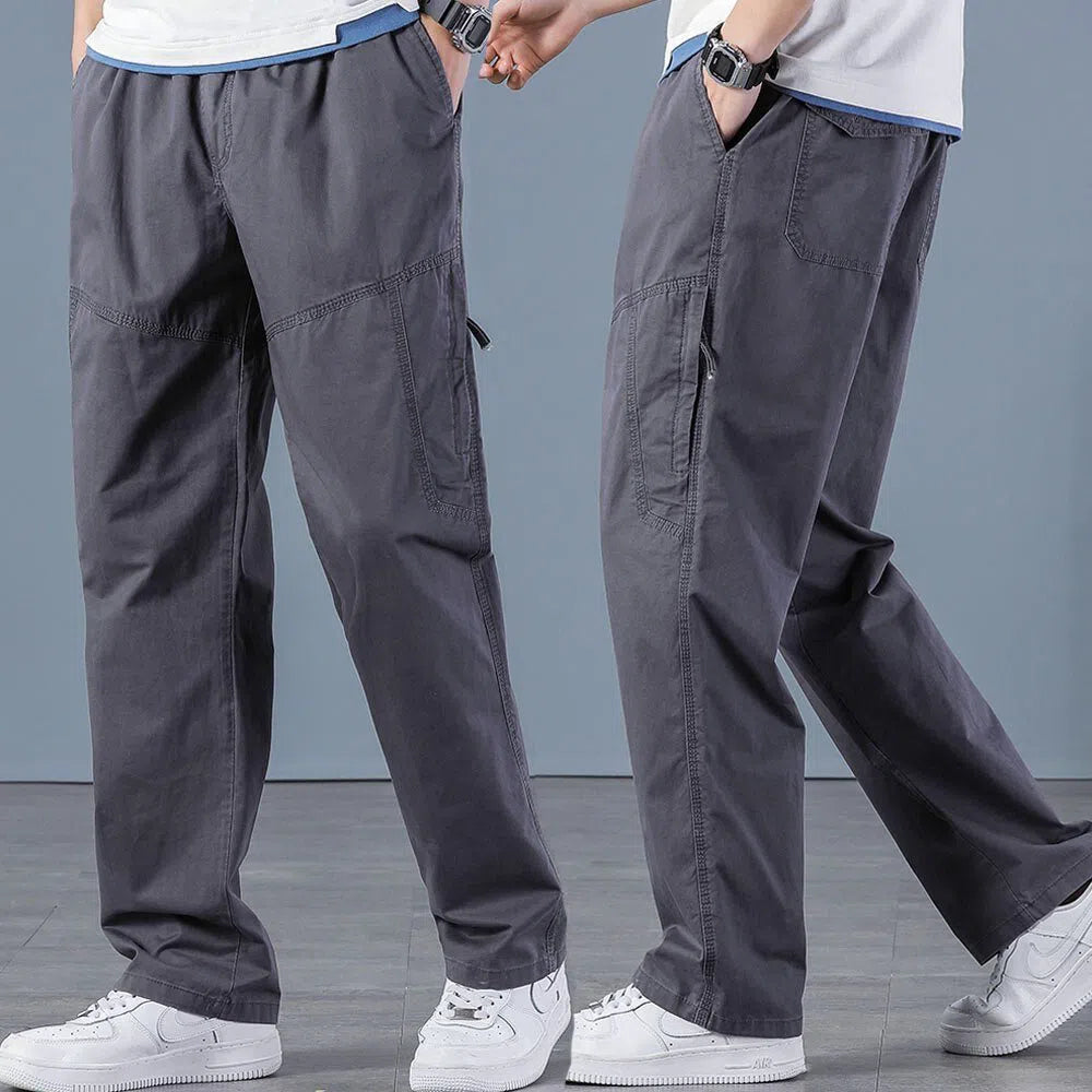 Men's Military Cargo Pants Multi Pockets Trousers-Maas