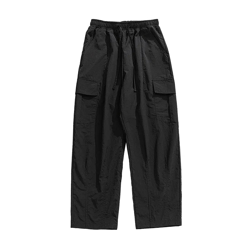 Men's New Multi-Pocket Cargo Pants Casual Straight Trousers-Maas