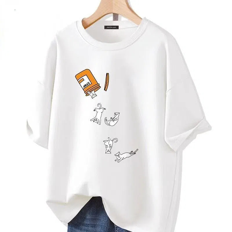 Men's Shirt Cotton Graphic Short Sleeves Oversized Anime-Maas