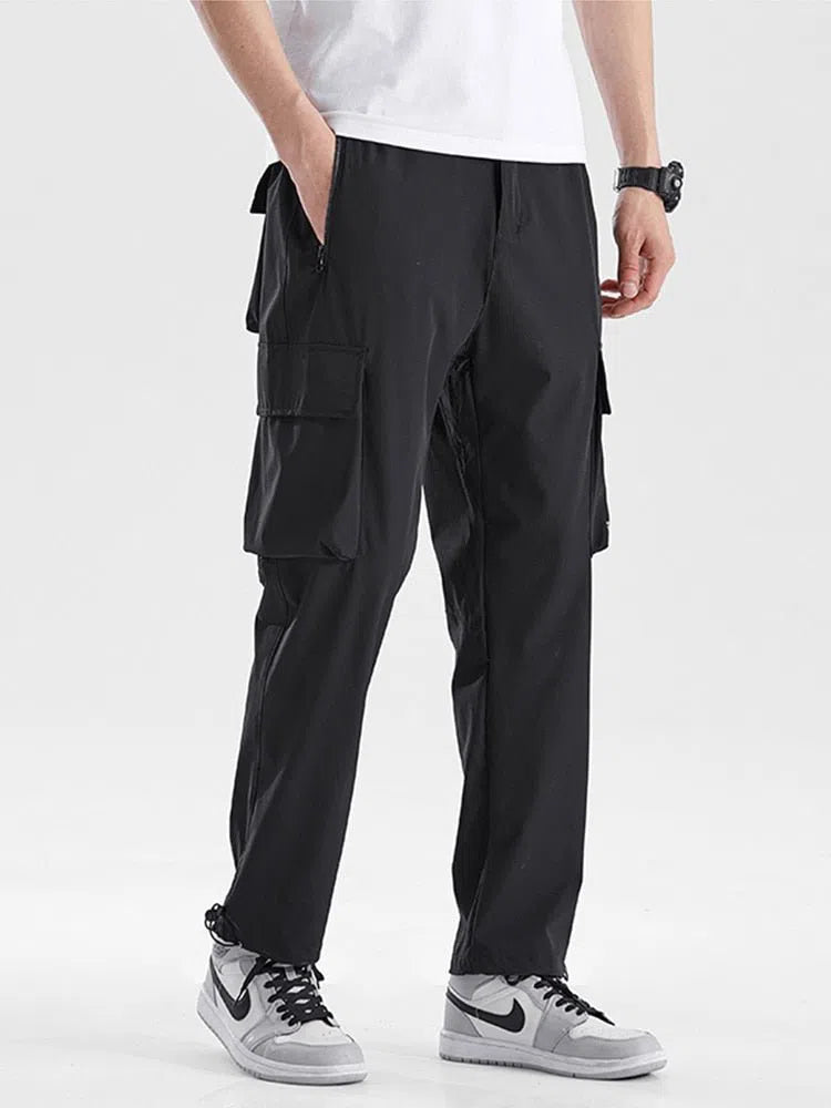 Men's Summer Cargo Pants Work Joggers Casual-Maas