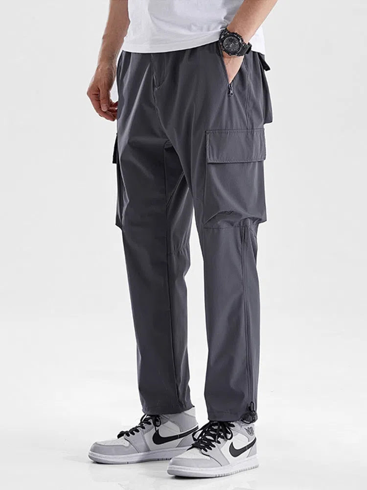 Men's Summer Cargo Pants Work Joggers Casual-Maas