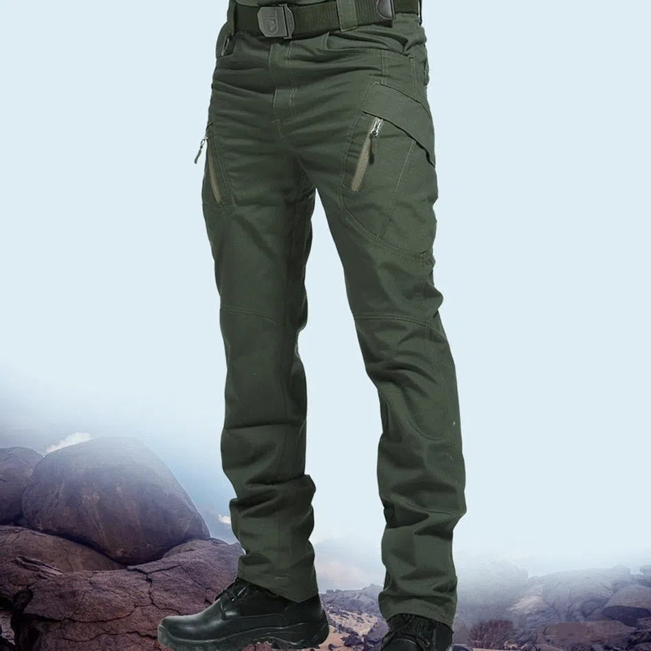 Men's Tactical Pants Multiple Pocket Military Trousers-Maas