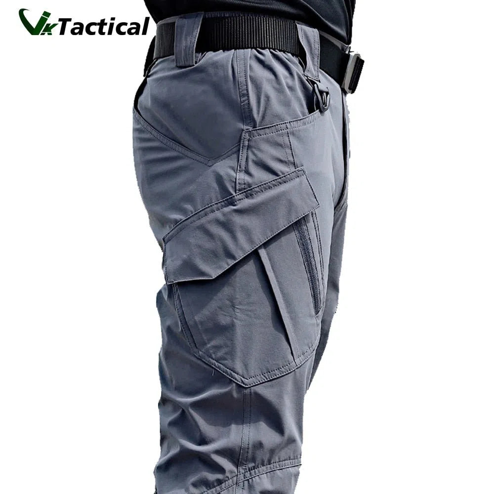 Men's Tactical Pants Multiple Pocket Military Trousers-Maas